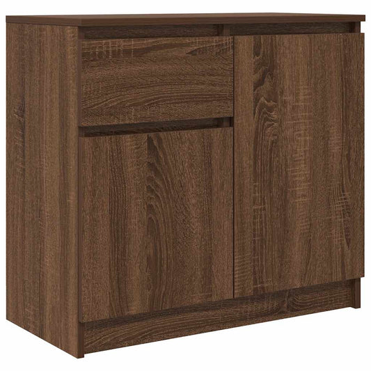 Sideboard mit Schublade Braun Eichen-Optik 71x35x65 cm