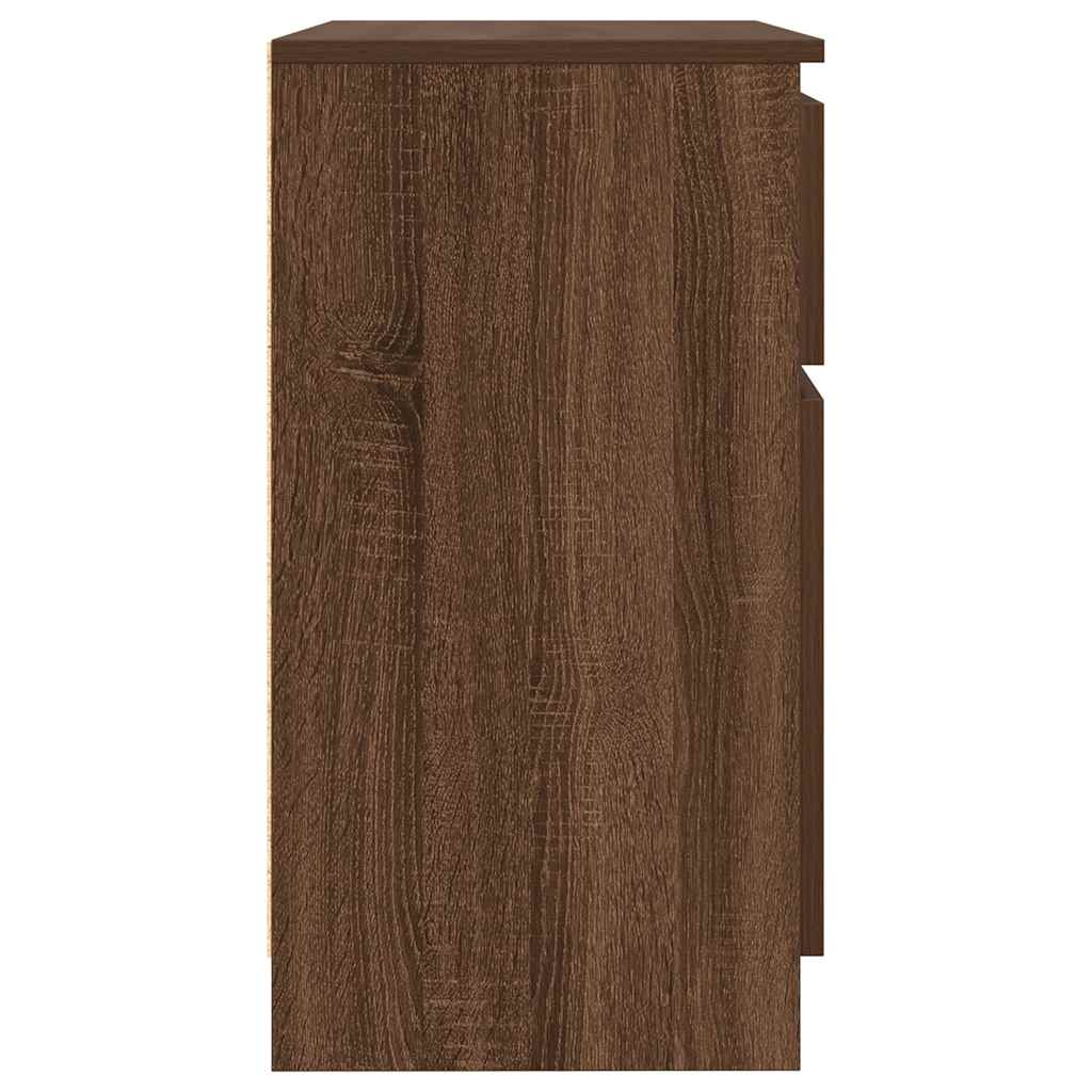 Sideboard mit Schublade Braun Eichen-Optik 71x35x65 cm