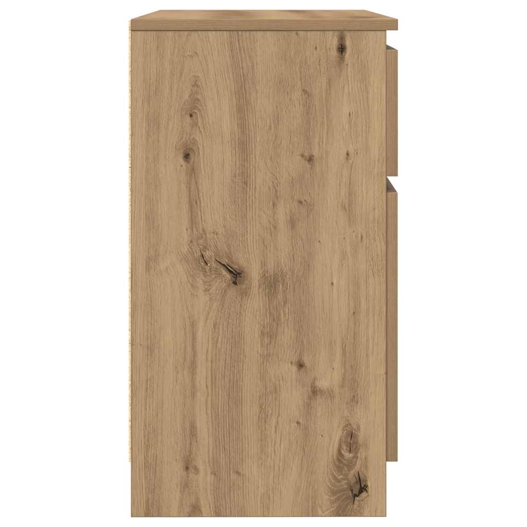 Sideboard mit Schublade Artisan-Eiche 71x35x65 cm Holzwerkstoff