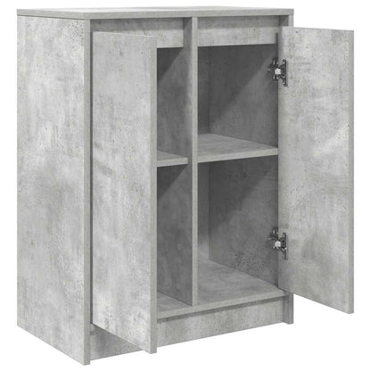 Sideboard Betongrau 57x34x76 cm Holzwerkstoff