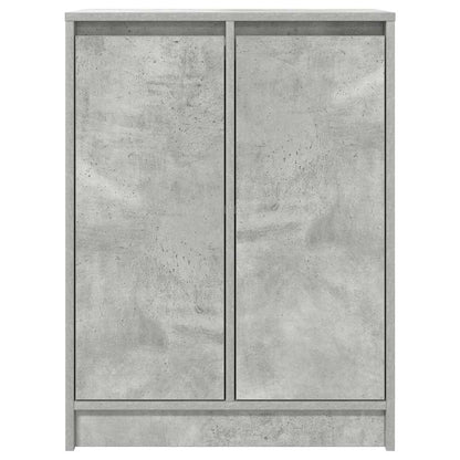 Sideboard Betongrau 57x34x76 cm Holzwerkstoff