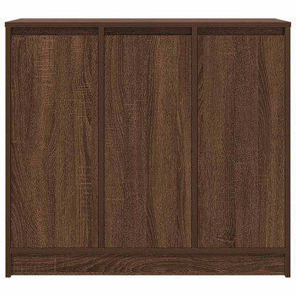 Sideboard Braun Eichen-Optik 85x34x76 cm Holzwerkstoff
