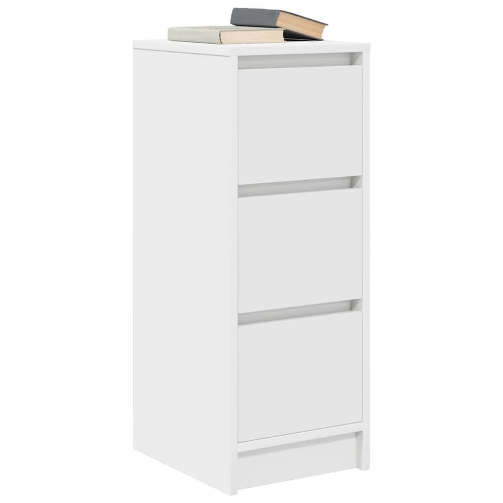 Sideboard Weiß 29,5x34x76 cm Holzwerkstoff