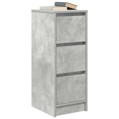 Sideboard Betongrau 29,5x34x76 cm Holzwerkstoff