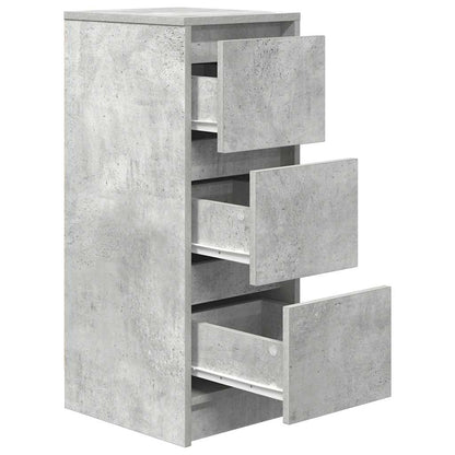 Sideboard Betongrau 29,5x34x76 cm Holzwerkstoff