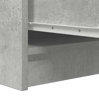 Sideboard Betongrau 29,5x34x76 cm Holzwerkstoff