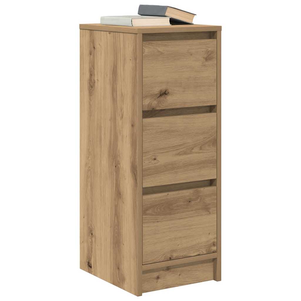 Sideboard Artisan-Eiche 29,5x34x76 cm Holzwerkstoff