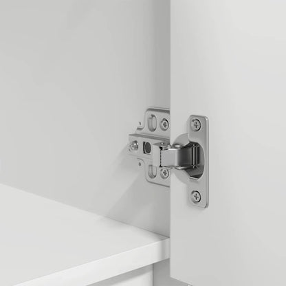 Schrank mit Schublade Weiß 55,5x34x119,5 cm Holzwerkstoff