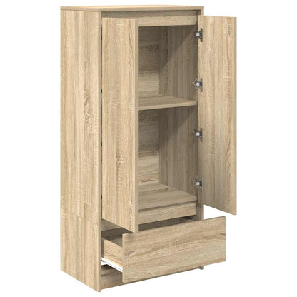 Schrank mit Schublade Sonoma-Eiche 55,5x34x119,5 cm