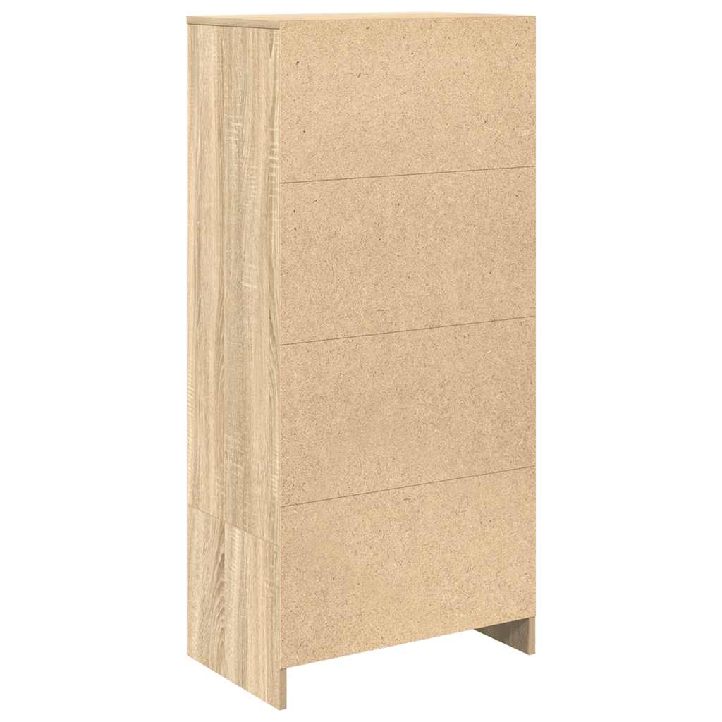 Schrank mit Schublade Sonoma-Eiche 55,5x34x119,5 cm