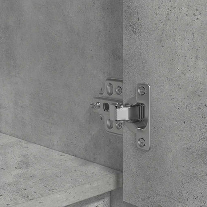 Schrank mit Schublade Betongrau 55,5x34x119,5 cm Holzwerkstoff