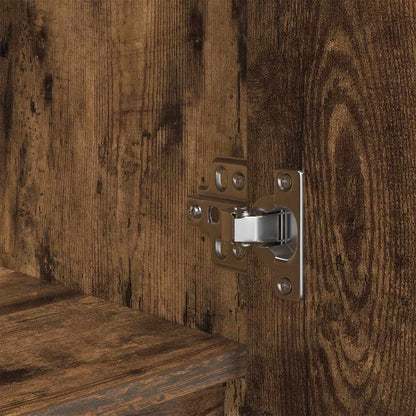 Schrank mit Schublade Räuchereiche 55,5x34x119,5 cm