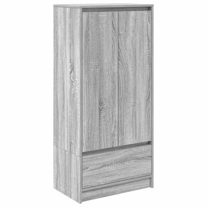 Schrank mit Schublade Grau Sonoma 55,5x34x119,5cm Holzwerkstoff
