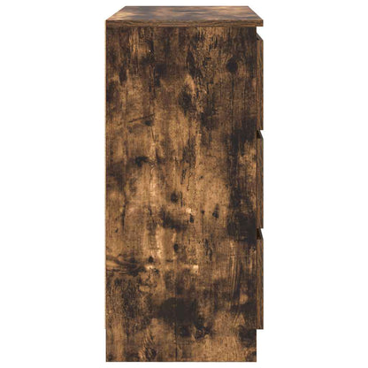 Sideboard Räuchereiche 80x35x76 cm Holzwerkstoff