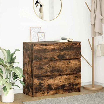 Sideboard Räuchereiche 80x35x76 cm Holzwerkstoff