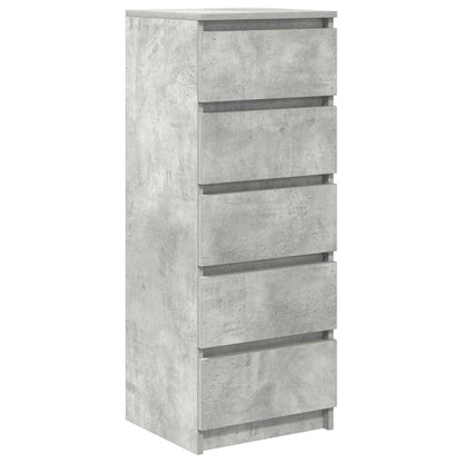 Sideboard mit Schubladen Betongrau 37,5x35x99 cm Holzwerkstoff