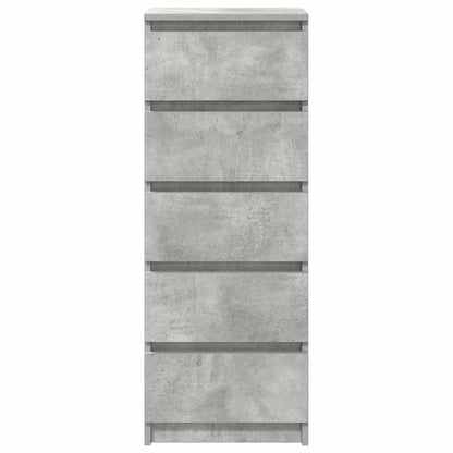 Sideboard mit Schubladen Betongrau 37,5x35x99 cm Holzwerkstoff
