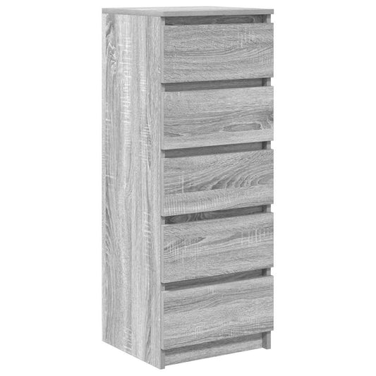 Sideboard mit Schubladen Grau Sonoma 37,5x35x99cm Holzwerkstoff