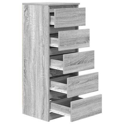 Sideboard mit Schubladen Grau Sonoma 37,5x35x99cm Holzwerkstoff