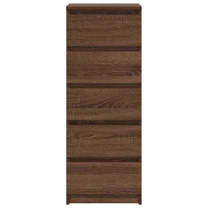Sideboard mit Schubladen Braun Eichen-Optik 37,5x35x99 cm