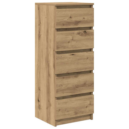 Sideboard mit Schubladen Artisan-Eiche 37,5x35x99 cm