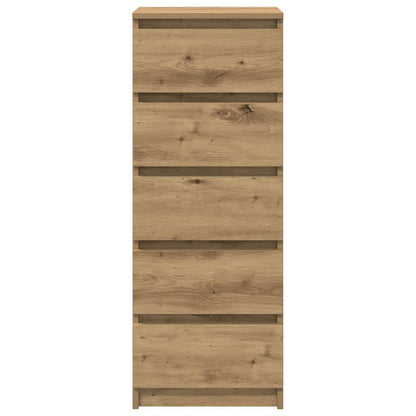 Sideboard mit Schubladen Artisan-Eiche 37,5x35x99 cm