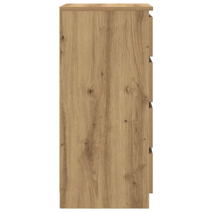 Sideboard mit Schubladen Artisan-Eiche 37,5x35x99 cm
