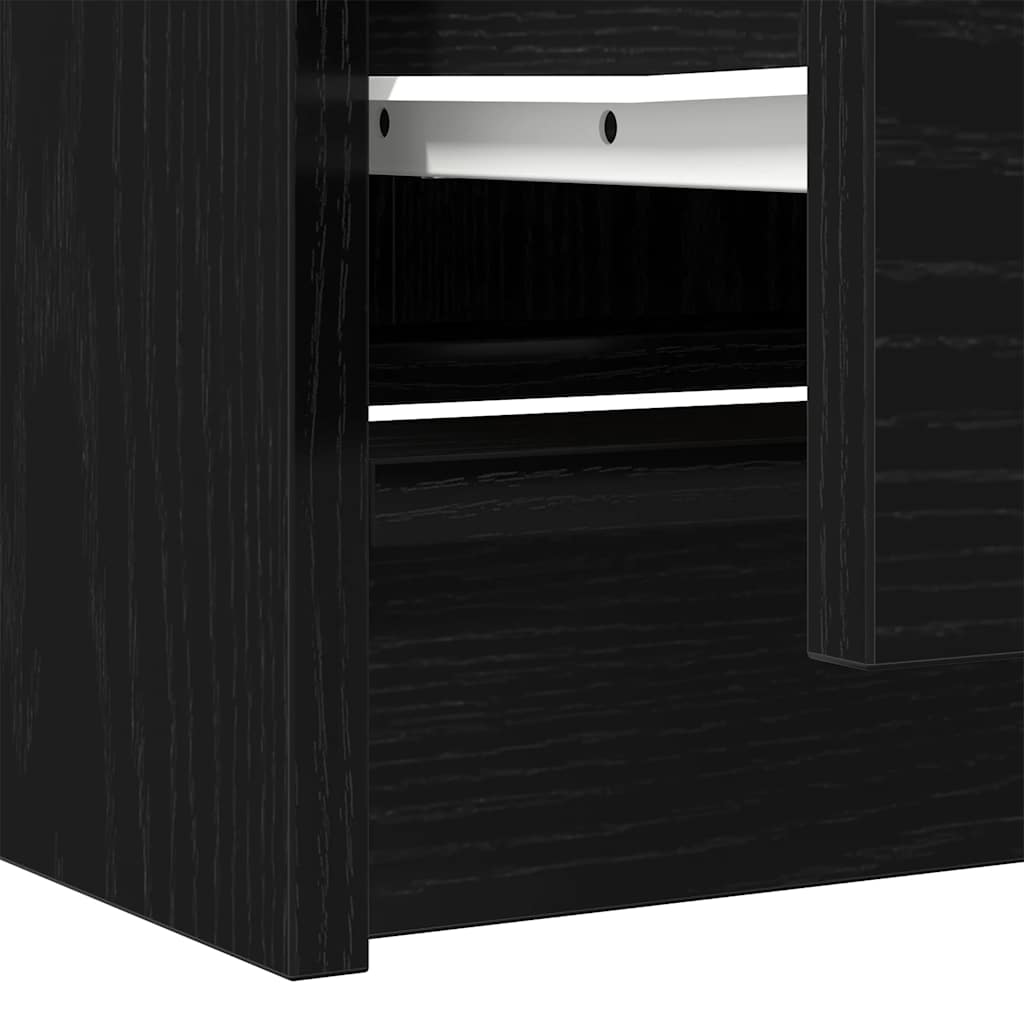TV-Schrank Schwarz 40x35x54 cm Holzwerkstoff