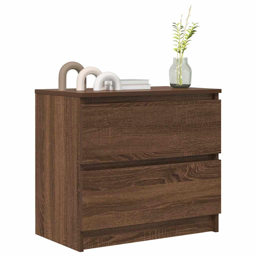 TV-Schrank Braun Eichen-Optik 60x35x54 cm Holzwerkstoff