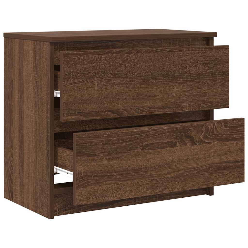 TV-Schrank Braun Eichen-Optik 60x35x54 cm Holzwerkstoff