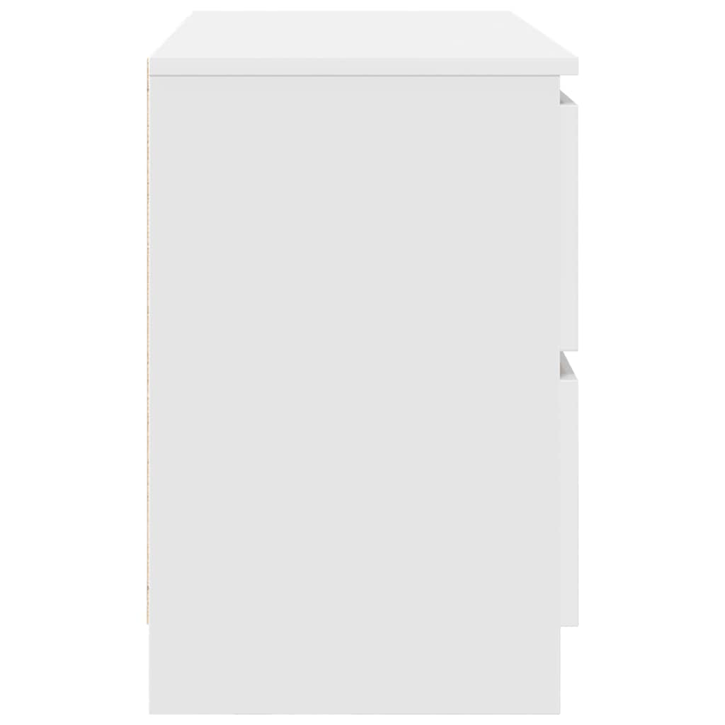 TV-Schrank Weiß 80x35x54 cm Holzwerkstoff