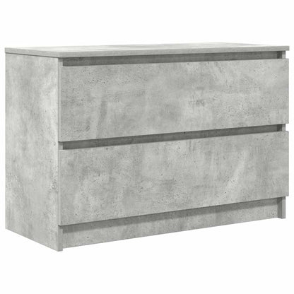 TV-Schrank Betongrau 80x35x54 cm Holzwerkstoff