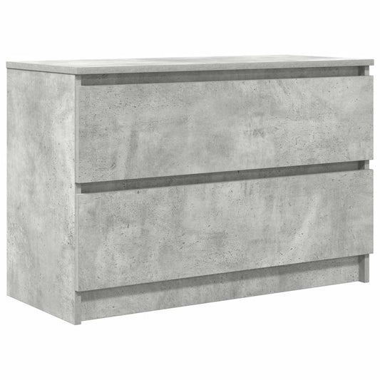 TV-Schrank Betongrau 80x35x54 cm Holzwerkstoff