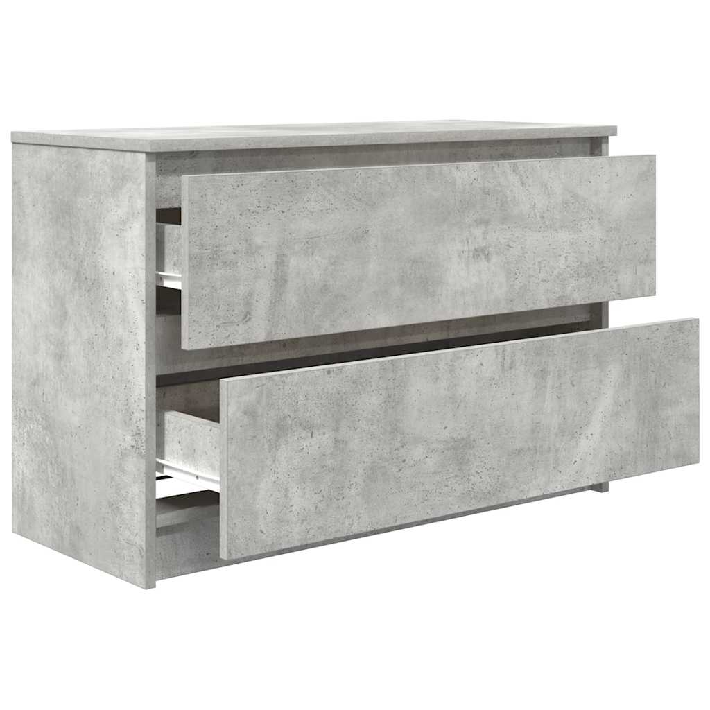TV-Schrank Betongrau 80x35x54 cm Holzwerkstoff