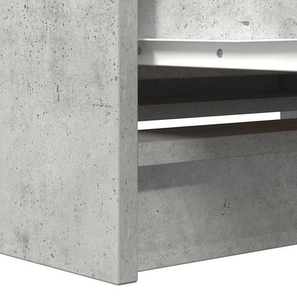TV-Schrank Betongrau 80x35x54 cm Holzwerkstoff