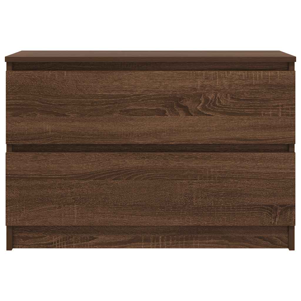 TV-Schrank Braun Eichen-Optik 80x35x54 cm Holzwerkstoff