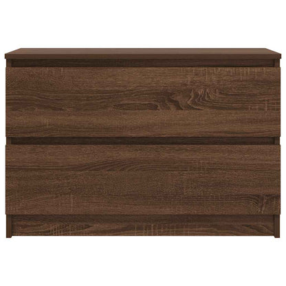 TV-Schrank Braun Eichen-Optik 80x35x54 cm Holzwerkstoff