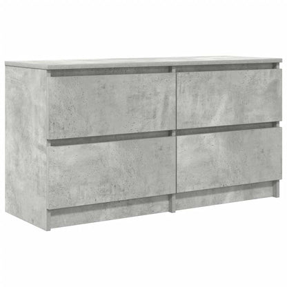 TV-Schrank Betongrau 100x35x54 cm Holzwerkstoff