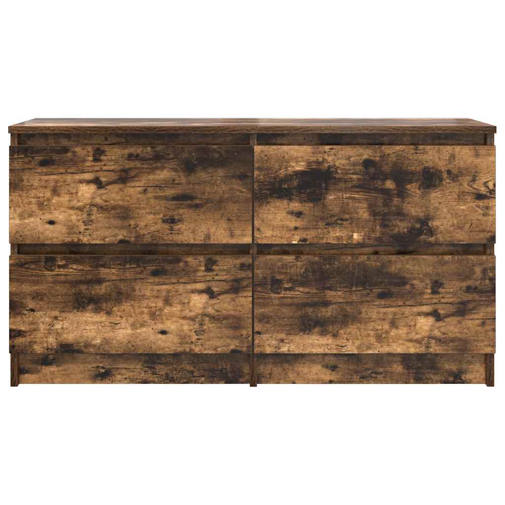 TV-Schrank Räuchereiche 100x35x54 cm Holzwerkstoff