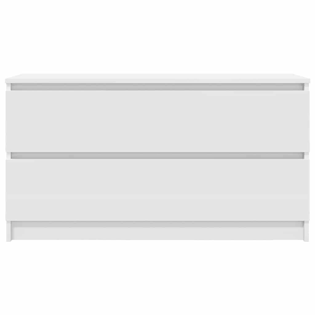 TV-Schrank Weiß 100x35x54 cm Holzwerkstoff