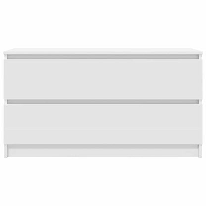 TV-Schrank Weiß 100x35x54 cm Holzwerkstoff