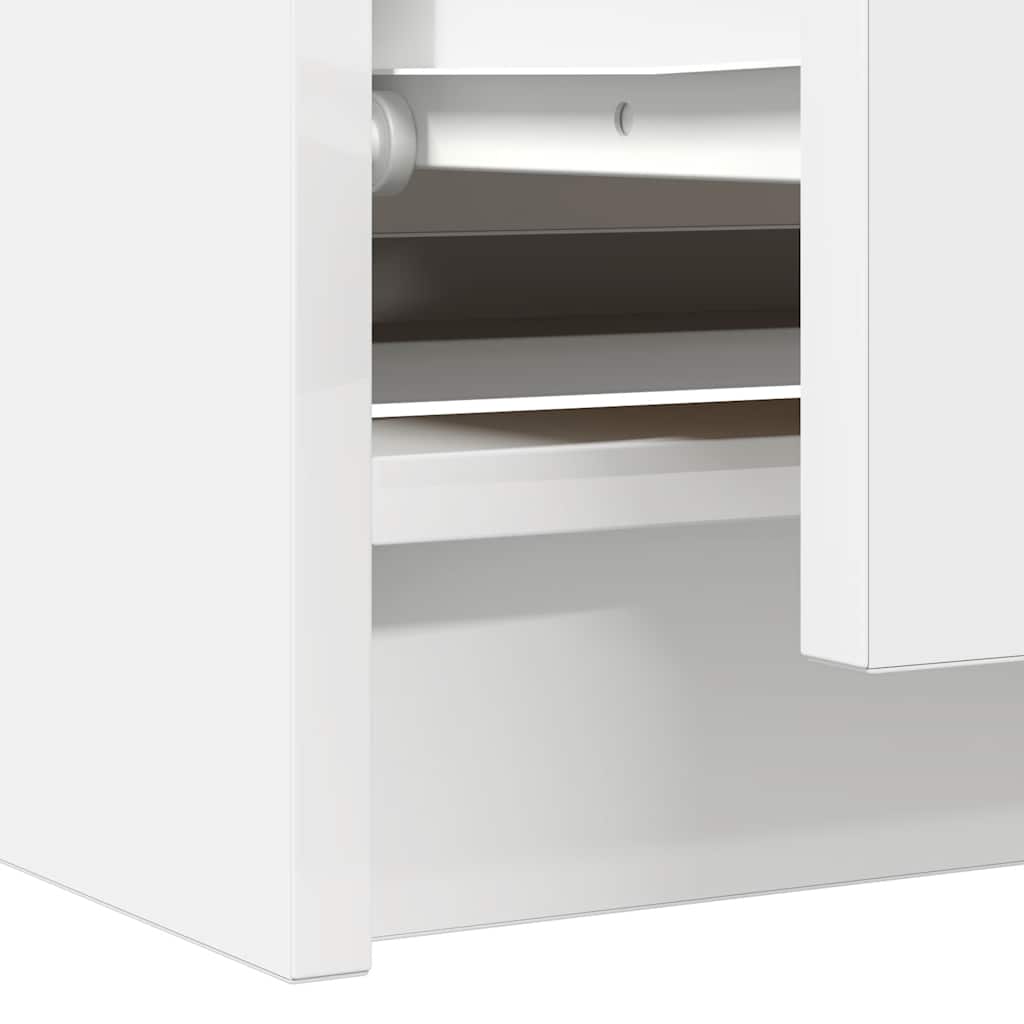TV-Schrank Weiß 100x35x54 cm Holzwerkstoff