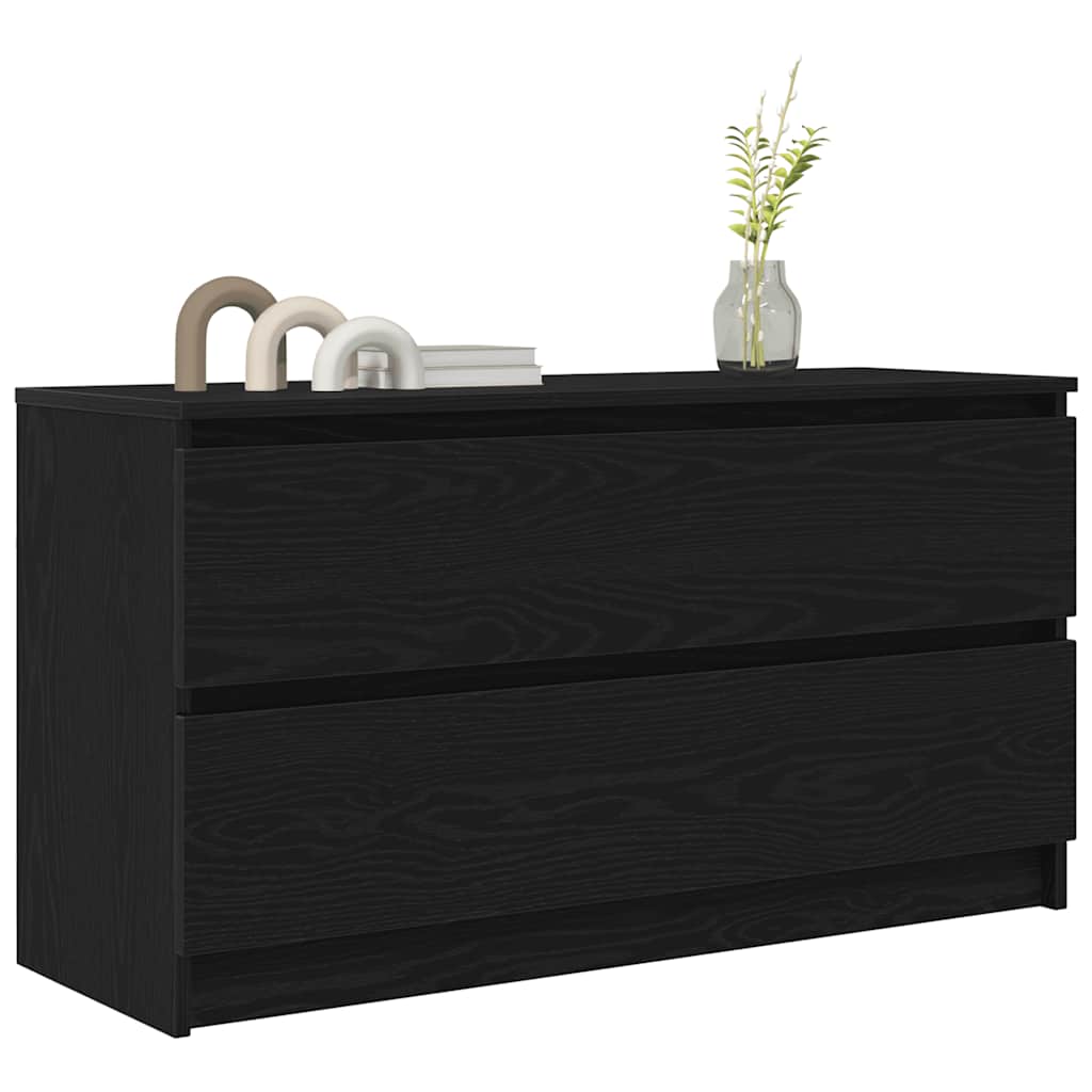TV-Schrank Schwarz 100x35x54 cm Holzwerkstoff
