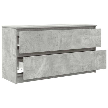 TV-Schrank Betongrau 100x35x54 cm Holzwerkstoff