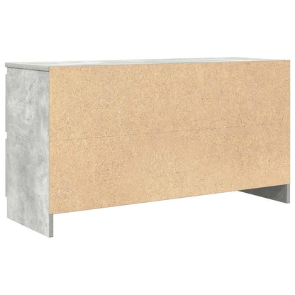 TV-Schrank Betongrau 100x35x54 cm Holzwerkstoff