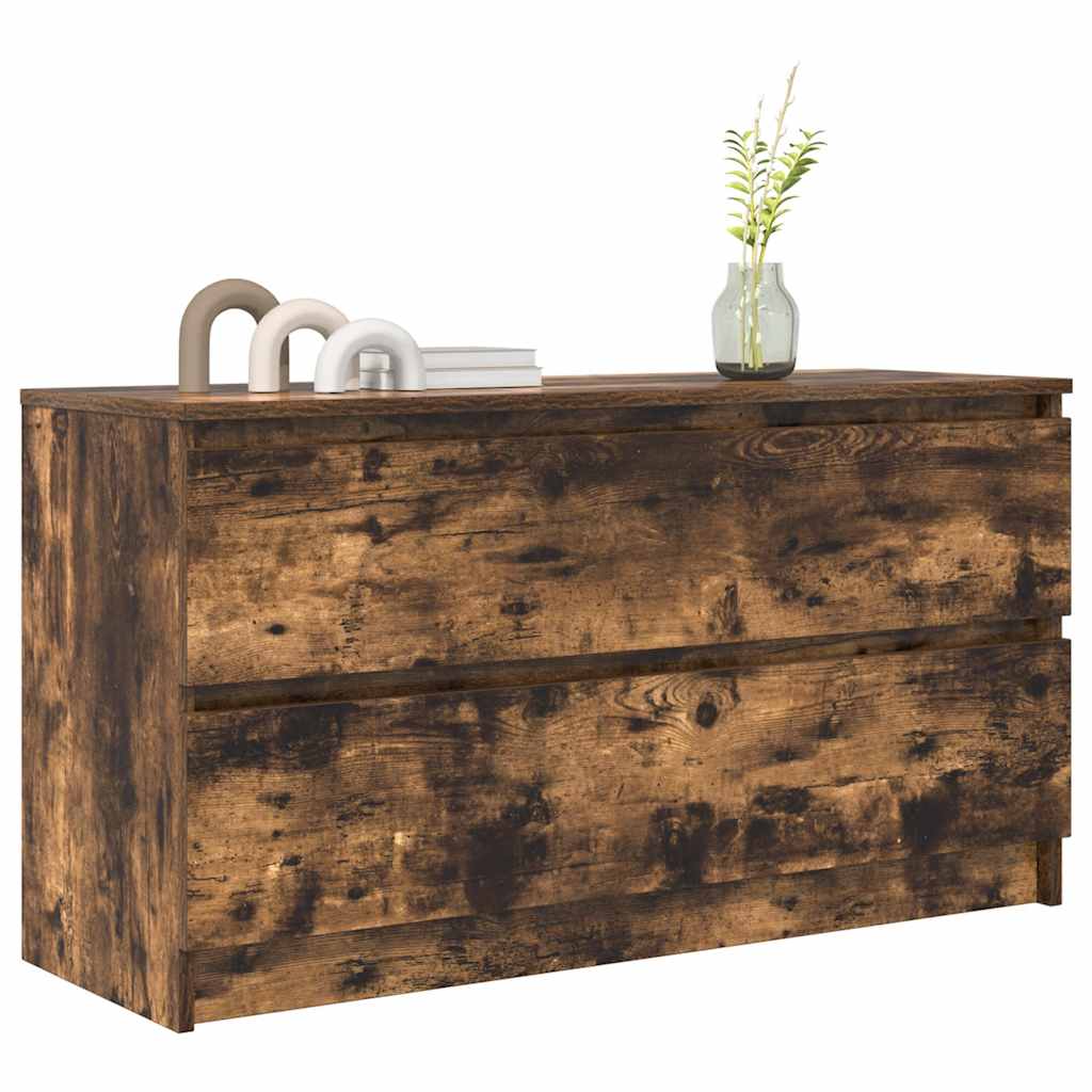 TV-Schrank Räuchereiche 100x35x54 cm Holzwerkstoff