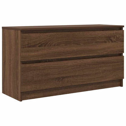 TV-Schrank Braun Eichen-Optik 100x35x54 cm Holzwerkstoff
