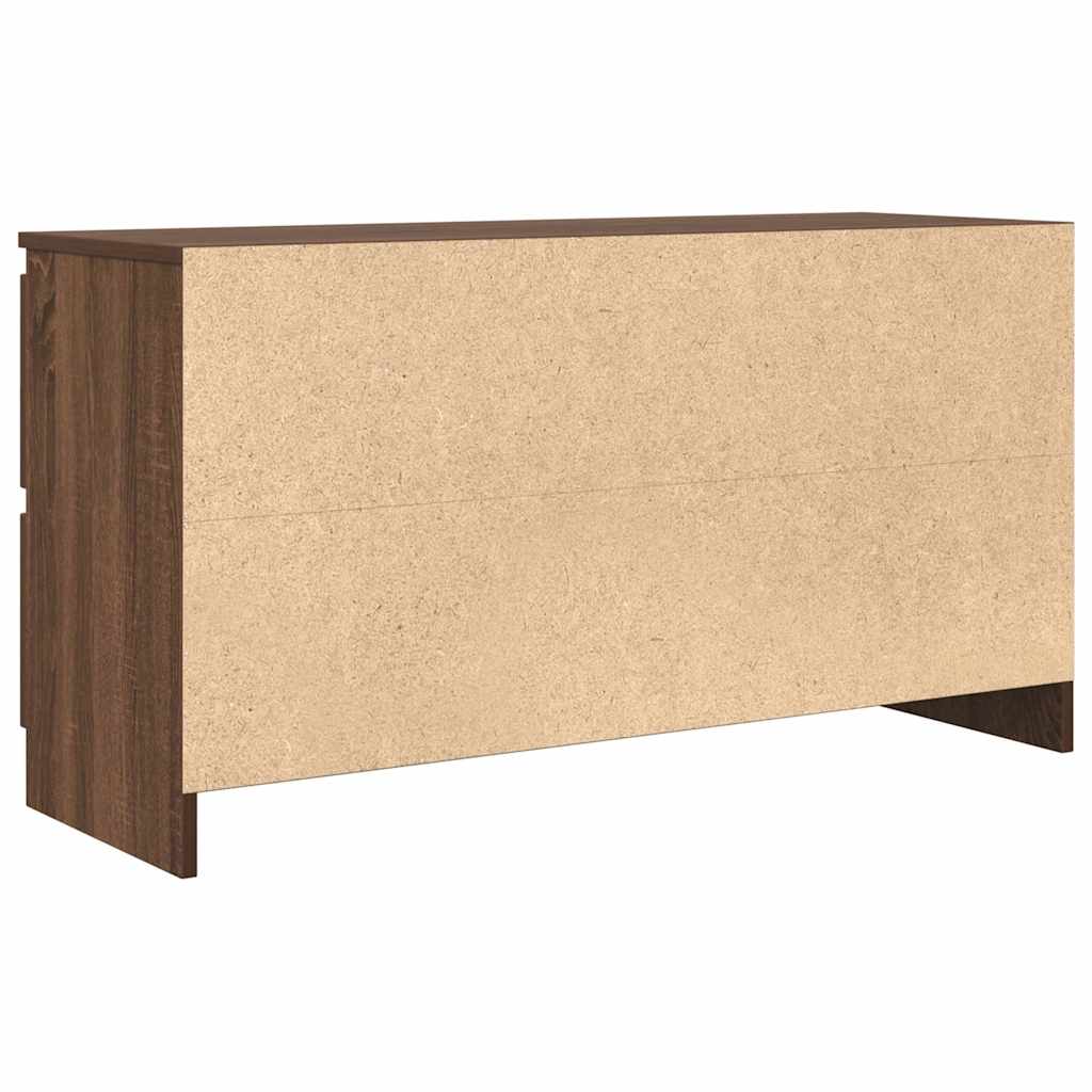 TV-Schrank Braun Eichen-Optik 100x35x54 cm Holzwerkstoff
