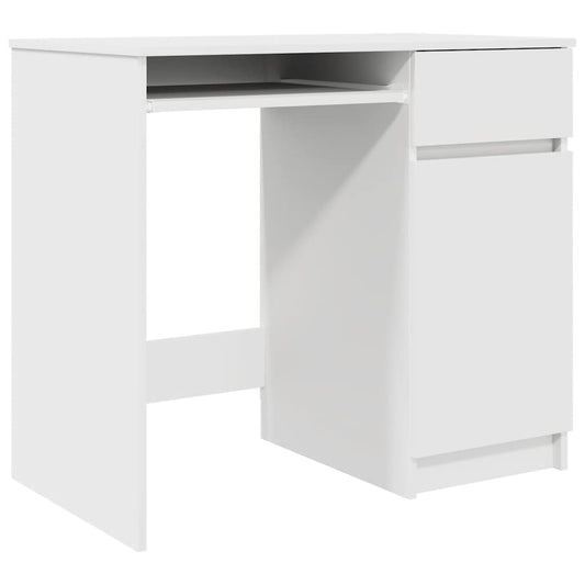 Schreibtisch Weiß 86x49x76 cm Holzwerkstoff