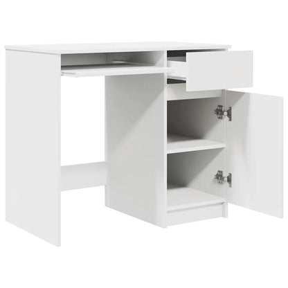 Schreibtisch Weiß 86x49x76 cm Holzwerkstoff